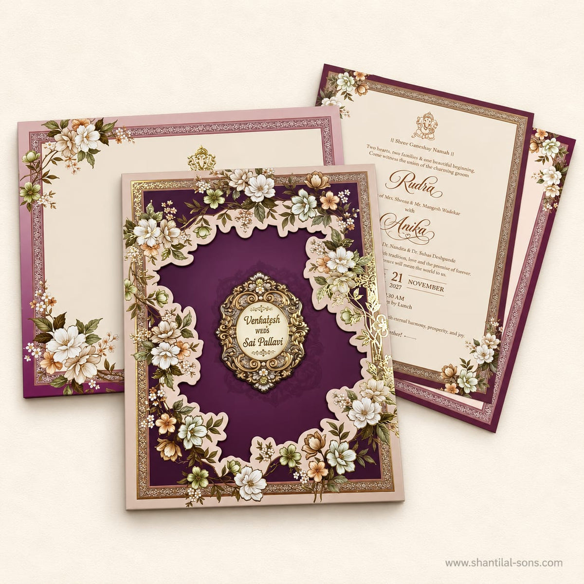 Elegant Wedding Invitation | SS - 133