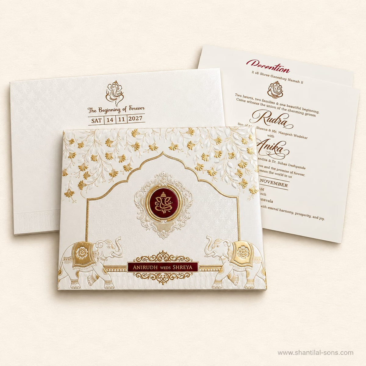 Elegant Wedding Invitation | SS - 135