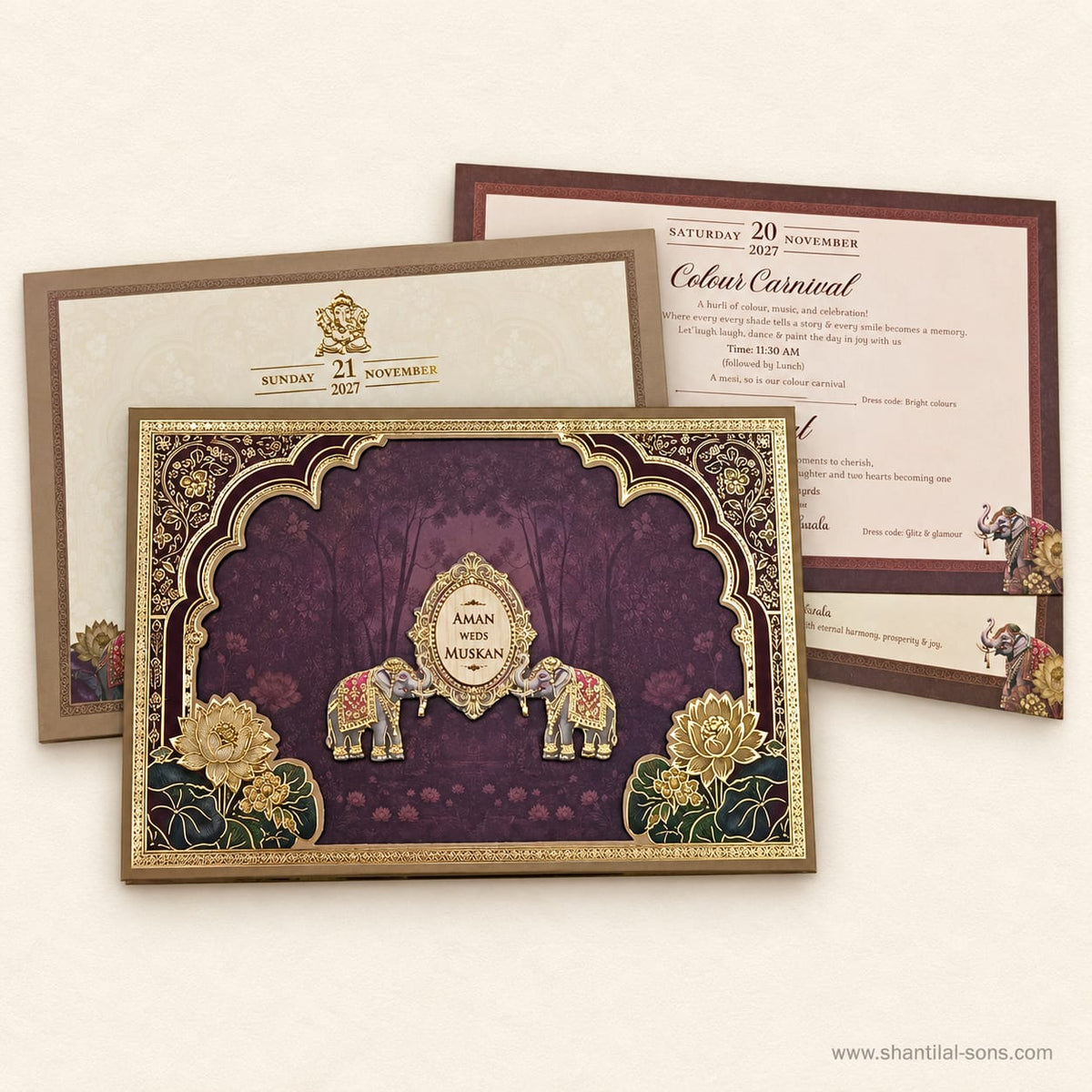 Elegant Wedding Invitation | SS - 145