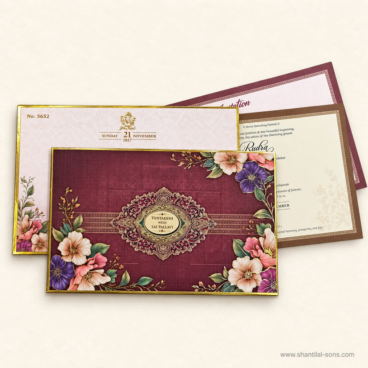 Elegant Wedding Invitation | SS - 153