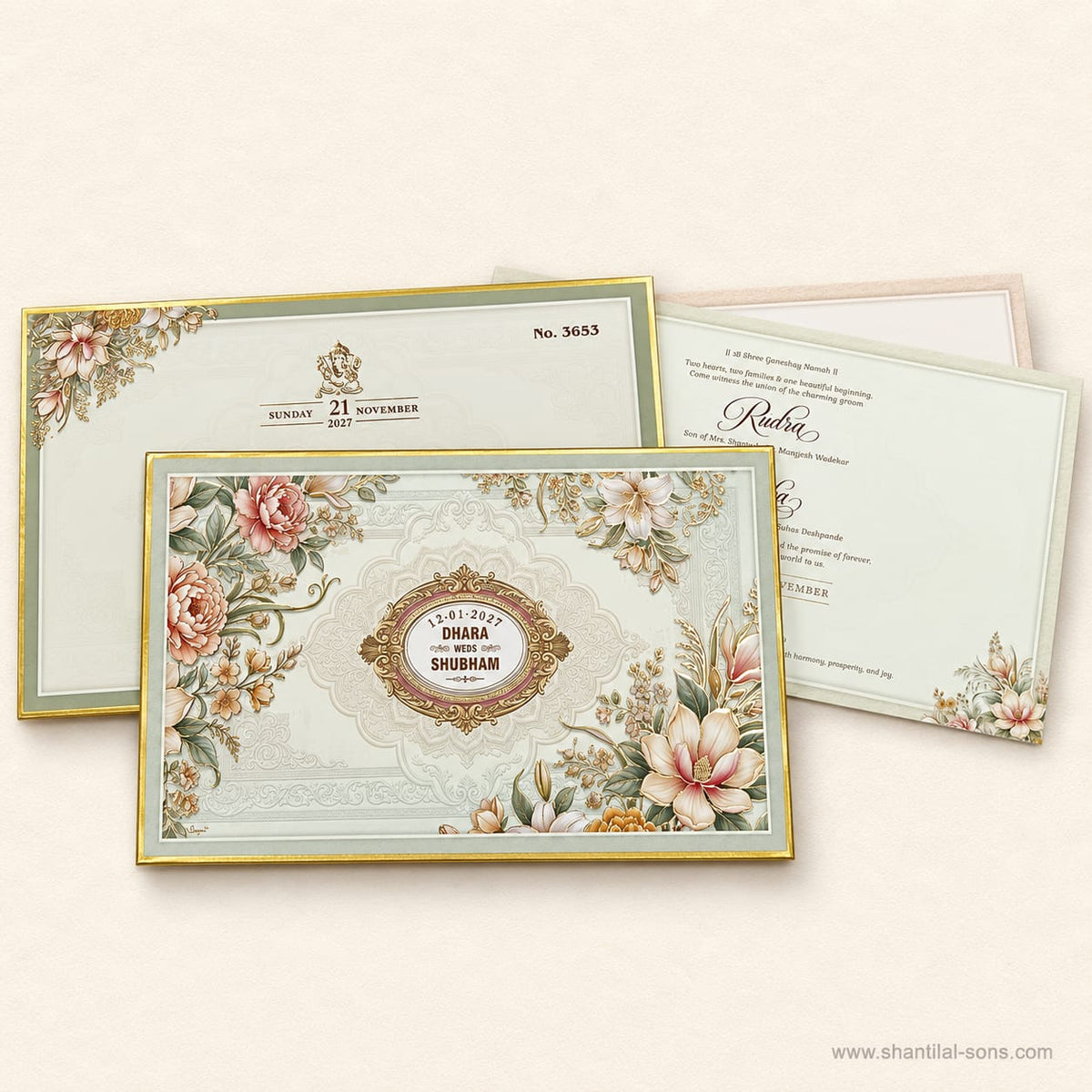 Elegant Wedding Invitation | SS - 155