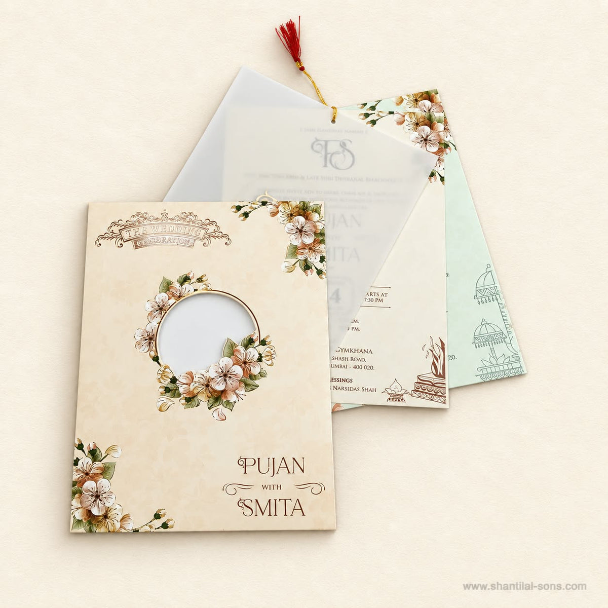 Elegant Wedding Invitation | SS - 175