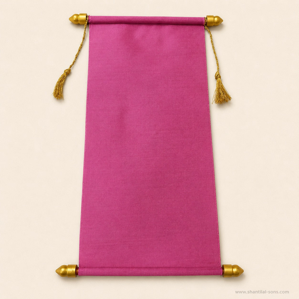 Silk Scroll Wedding Invitation |SSR-36