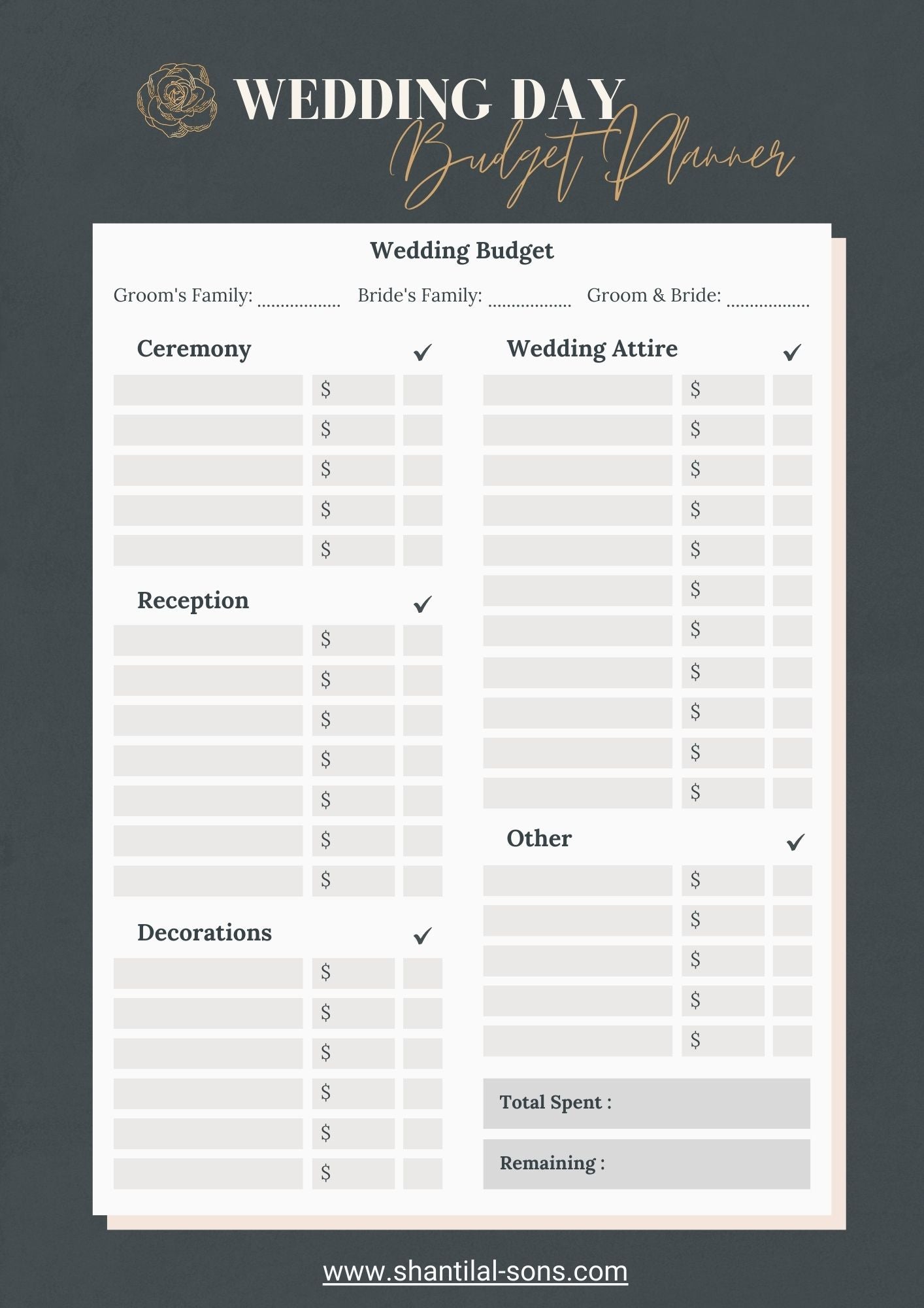 Wedding Checklist