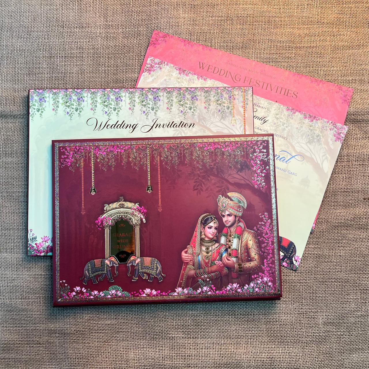 Traditional Wedding Card | SS - 501
