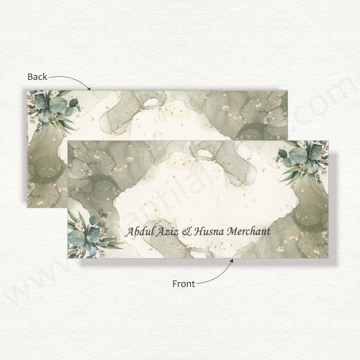 Elegant Floral Cash Envelope | G-11