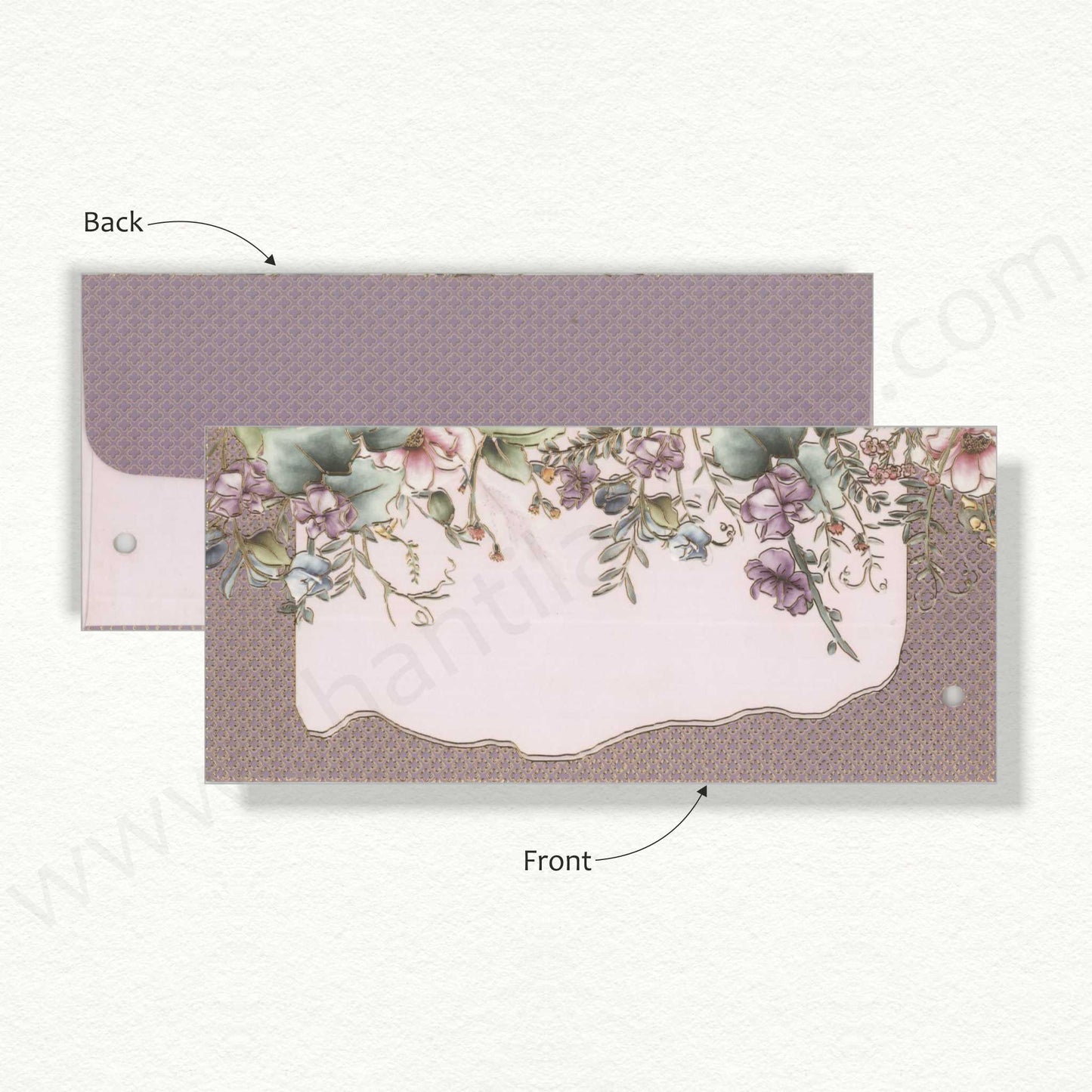 Elegant Floral Cash Envelope | G - 89