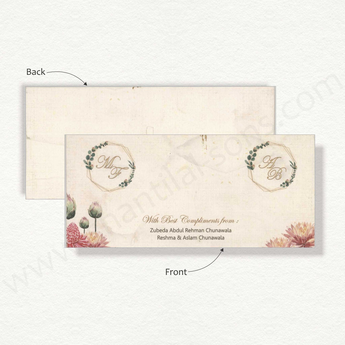 Floral Gift Envelope | G-23