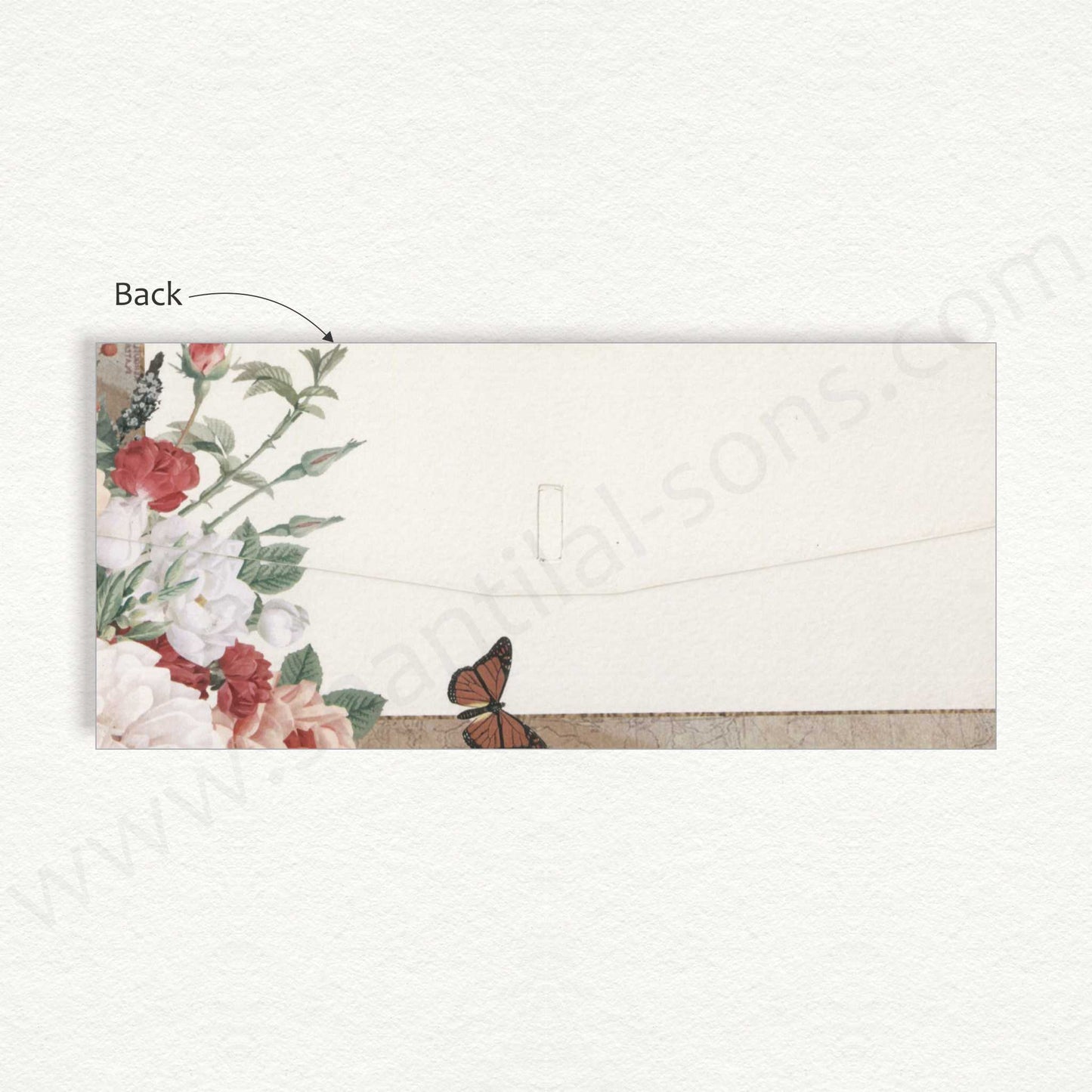 Elegant Floral Gift Envelope | G-20
