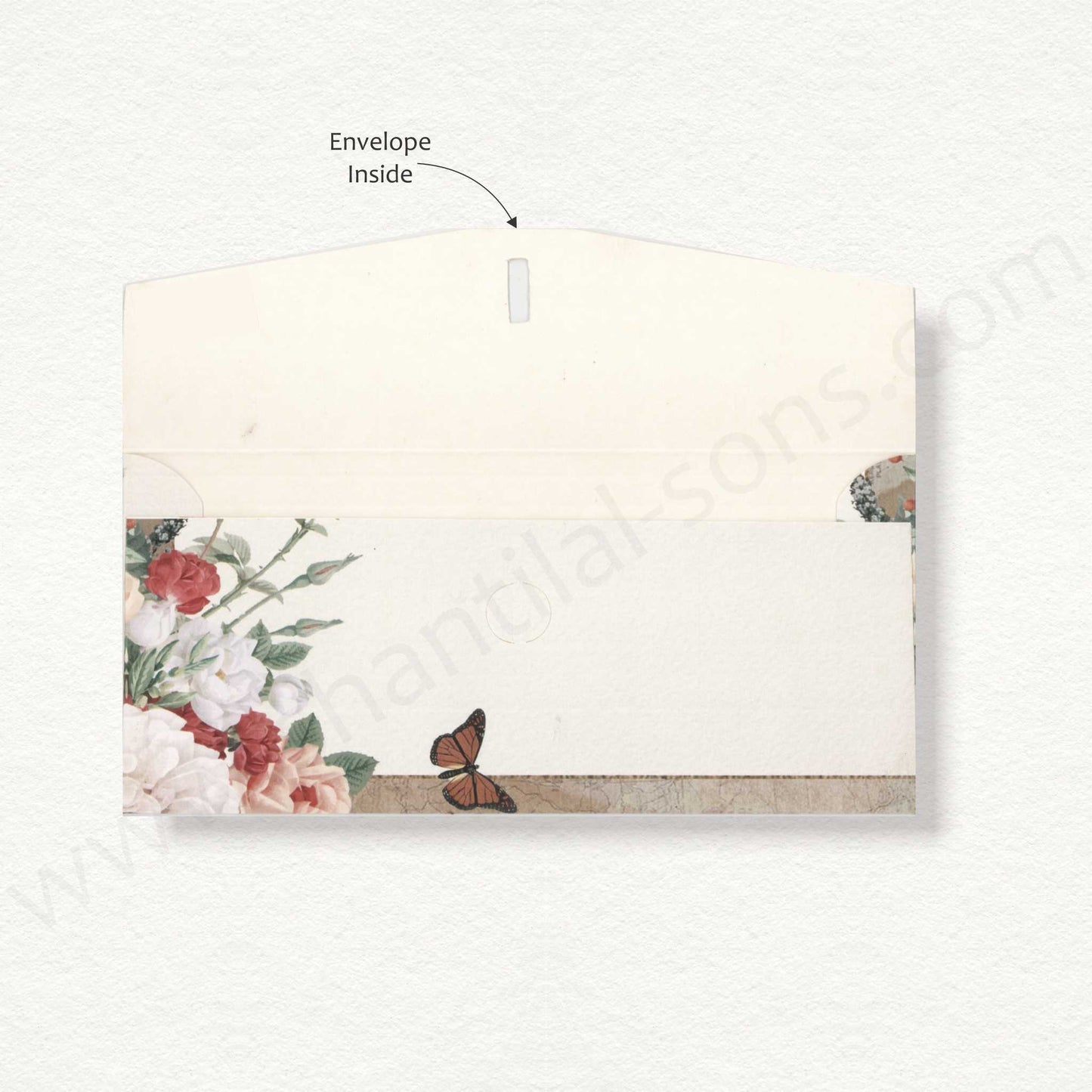 Elegant Floral Gift Envelope | G-20