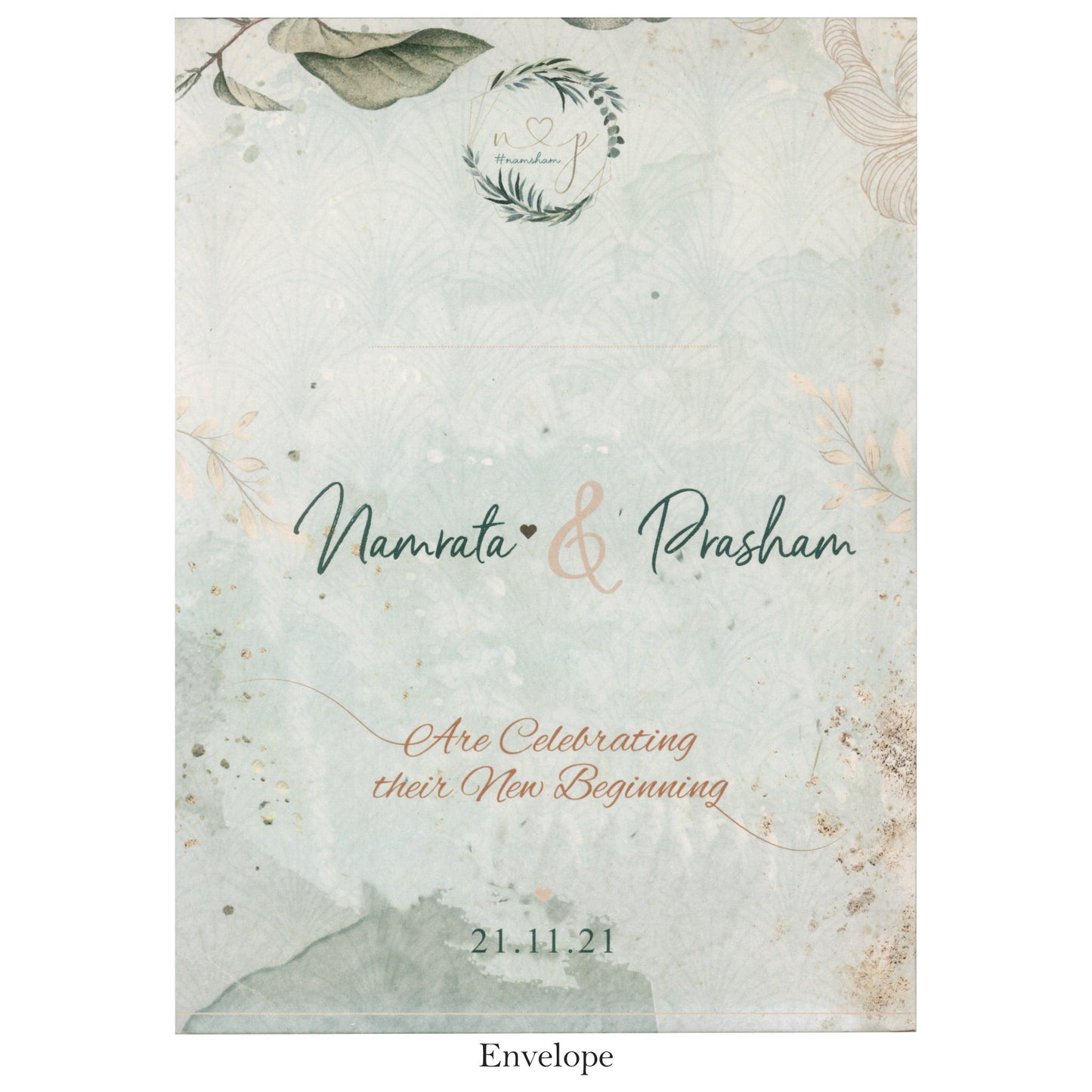 Pastel Theme Wedding Card | SS - 9003