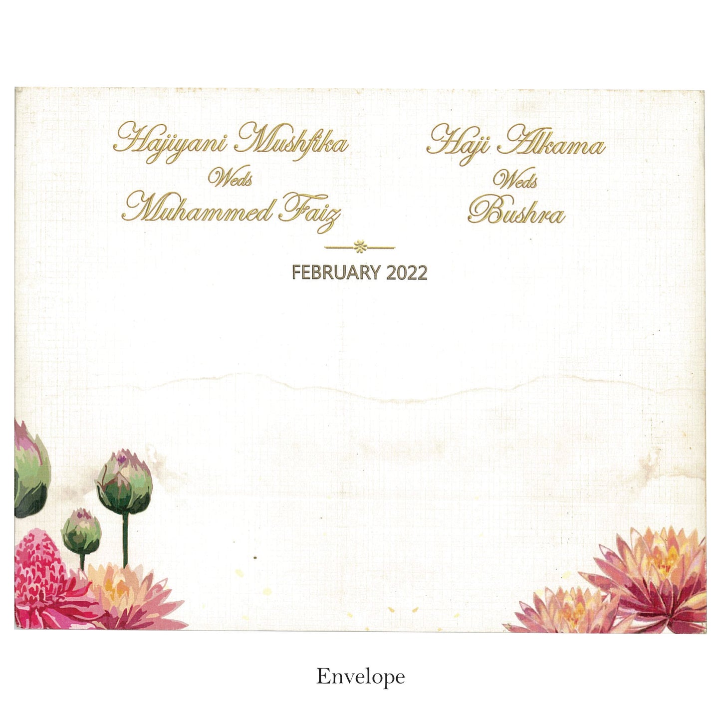 Jute Cloth - Classy Wedding Card | SS - 9020