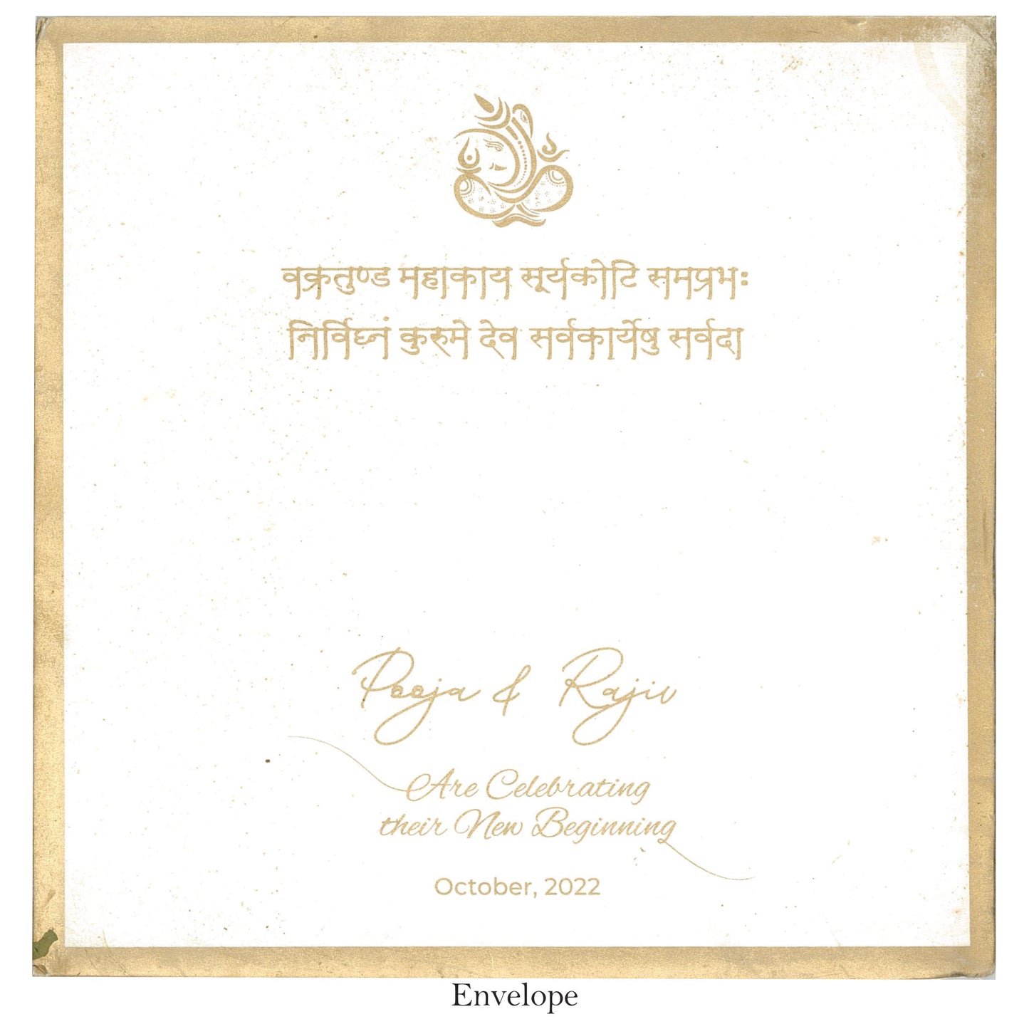 Simple Elegant Wedding Card | SS - 9018