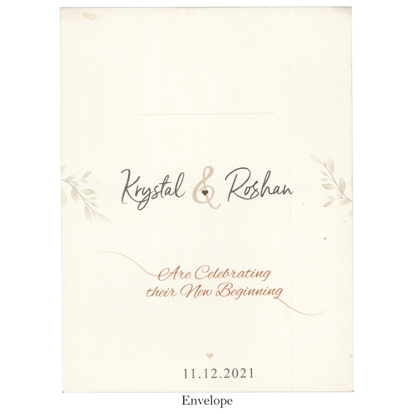 Handpainted Floral Card | SS - 8038