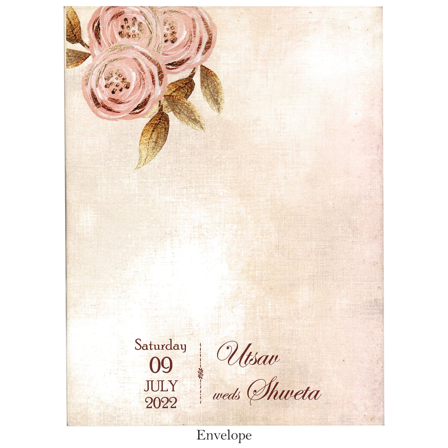 Vibrant - Floral Wedding Card | SS - 9057