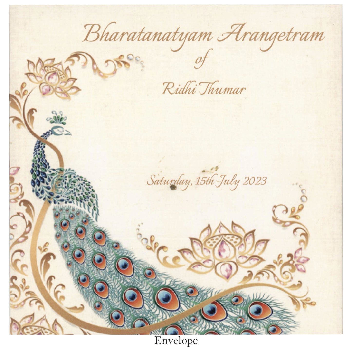 Arangetram Invitation Card | SS - 9023