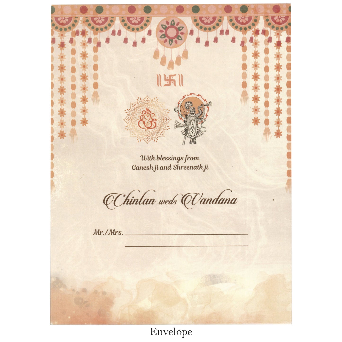 Timeless Wedding Elegance: Radha Krishna & Floral Fusion | SS - 8006