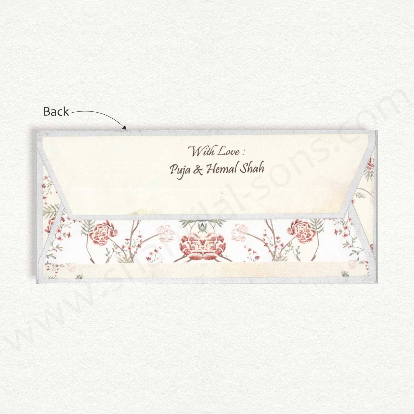 Floral Elegant Cash Envelope | G-18