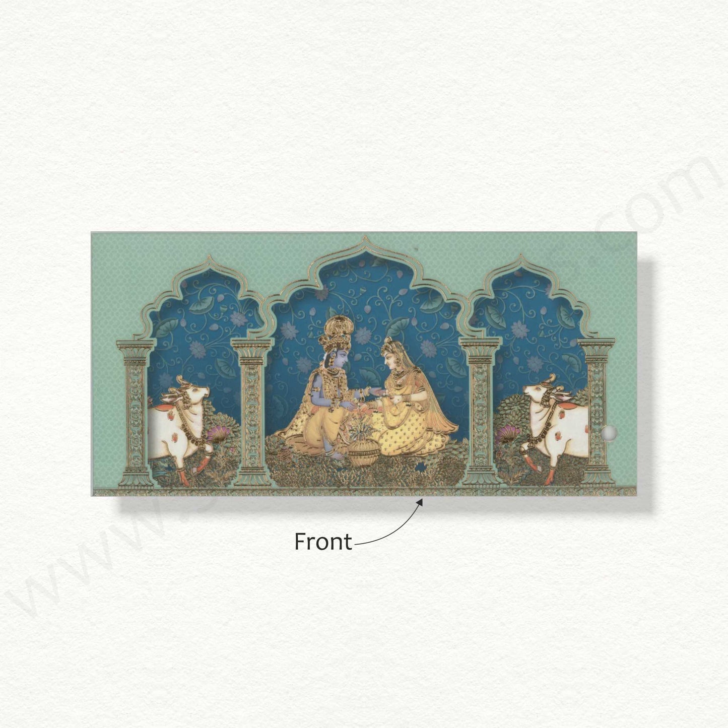 Designer Radha Krishna Theme Based Cash Envelope | G - 87