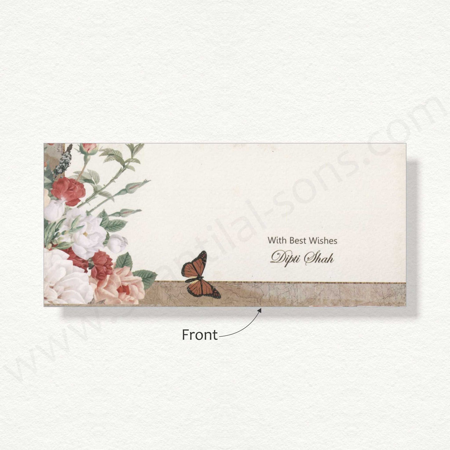 Elegant Floral Gift Envelope | G-20