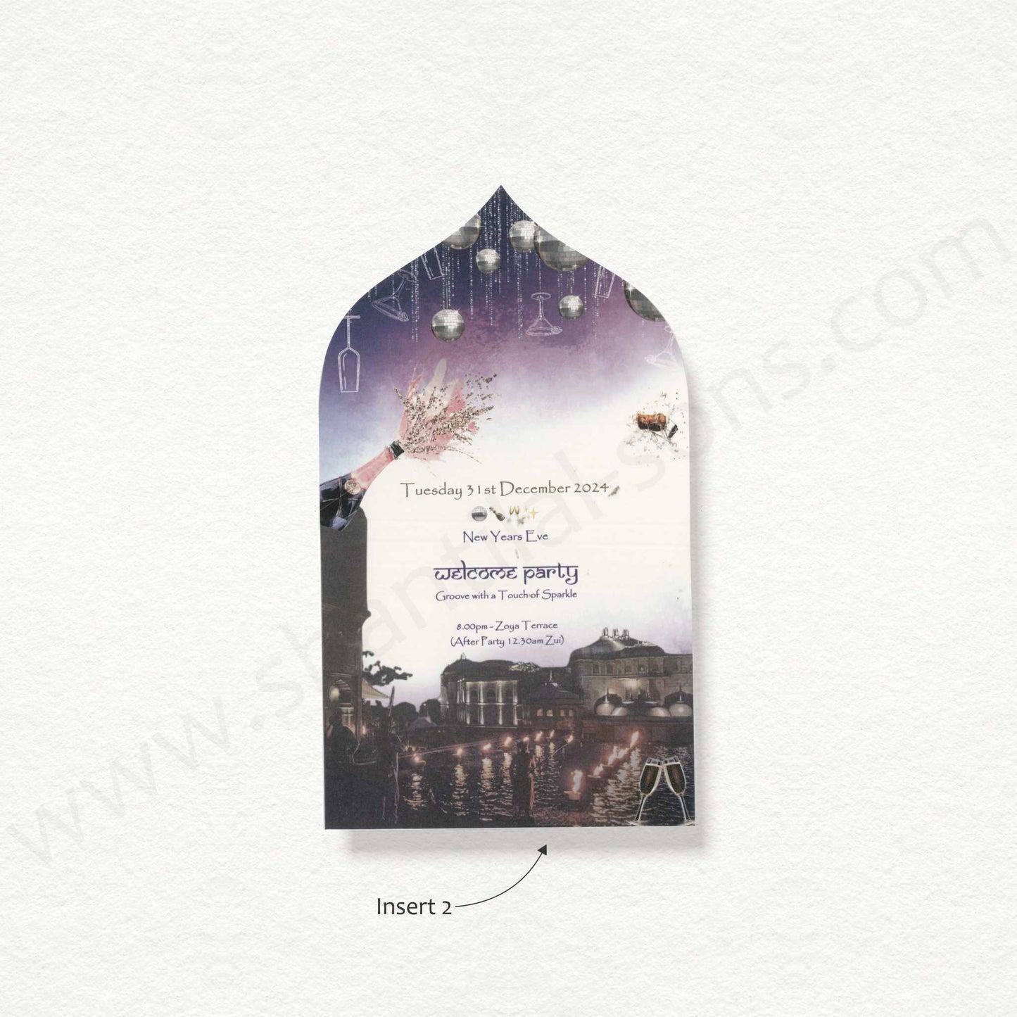 Designer Jaipur Theme Based Wedding Card | SS - 80160