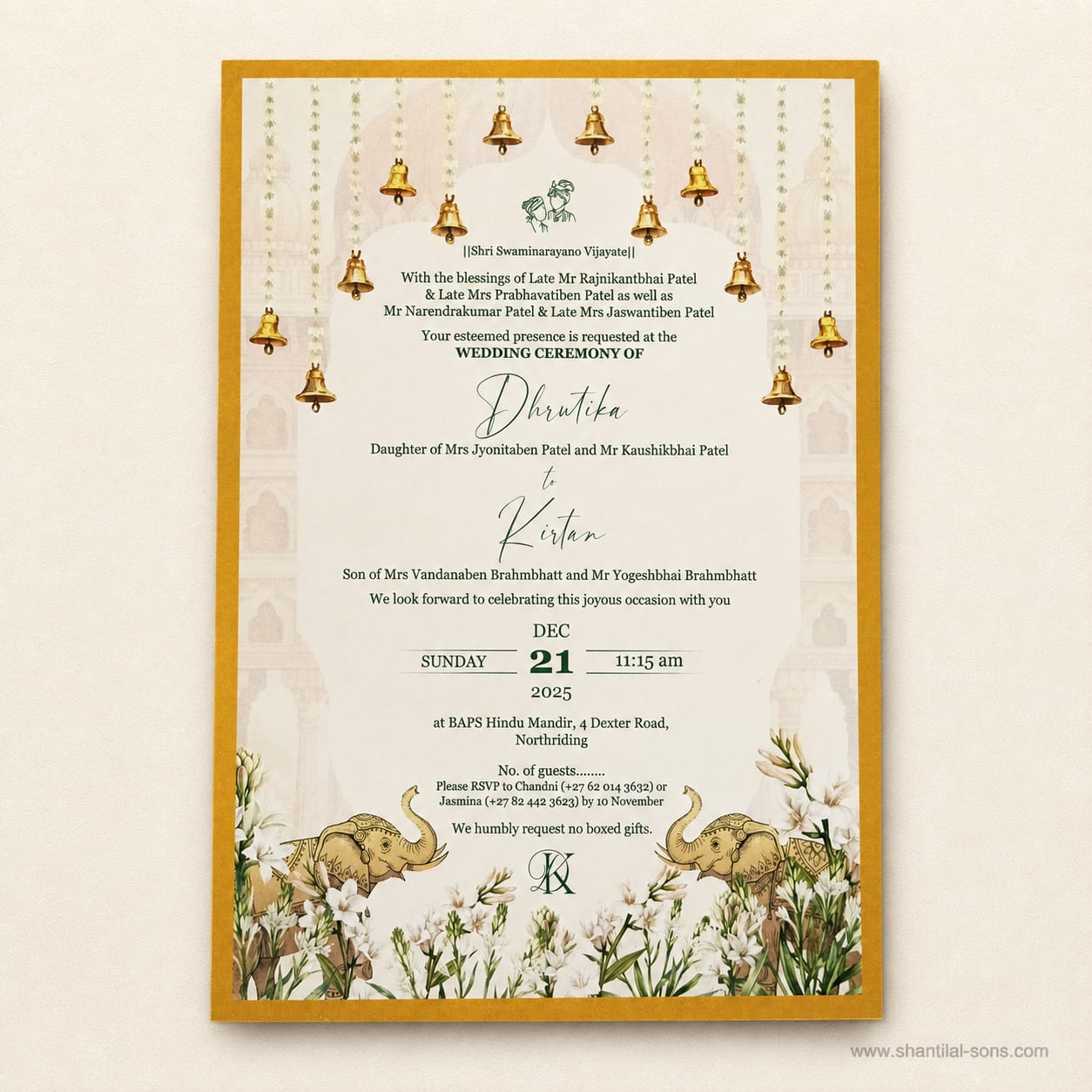 Heritage Wedding Invitation | SS-80175