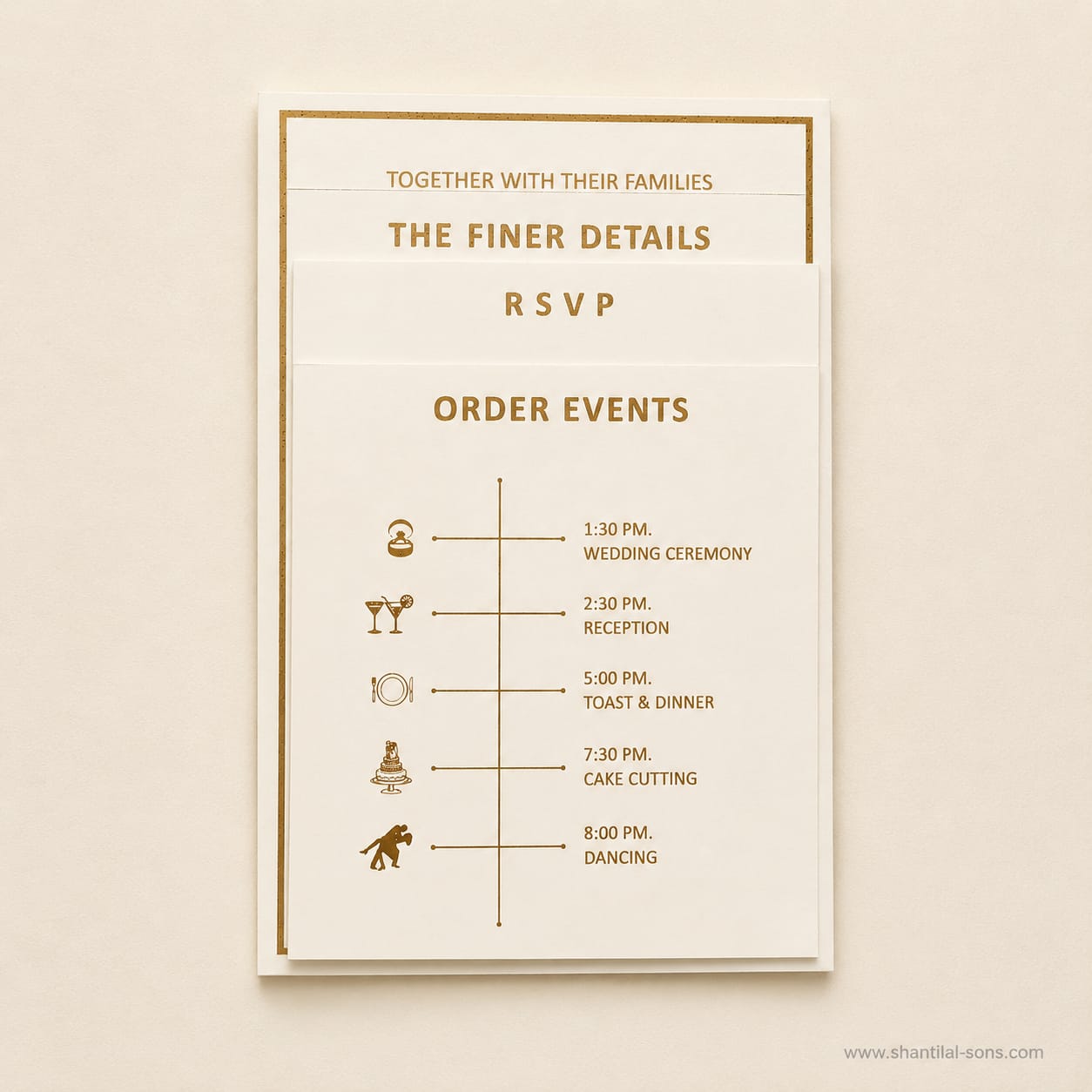 Minimal Modern Wedding Invitation | SS-2032
