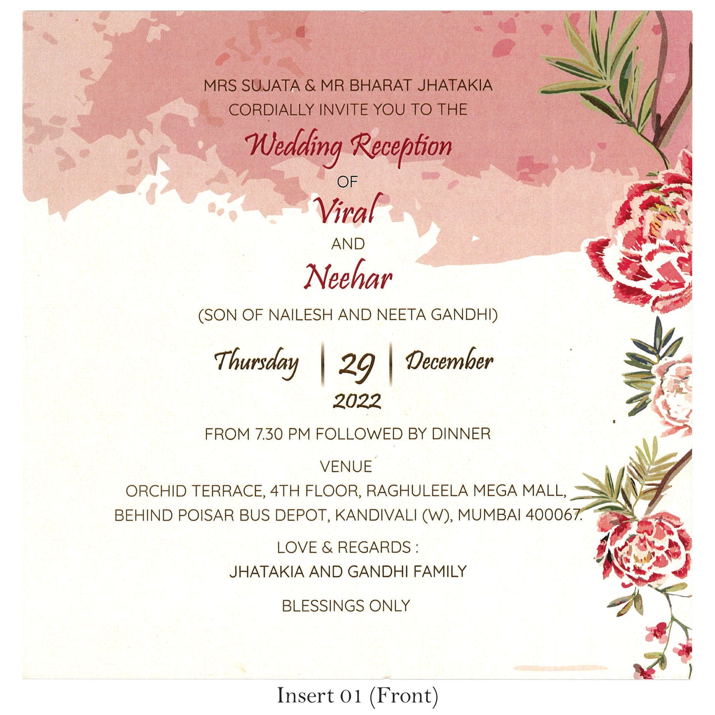 Elegant Silk Wrap: Sreenathji Printed Acrylic Card | SS - 8021