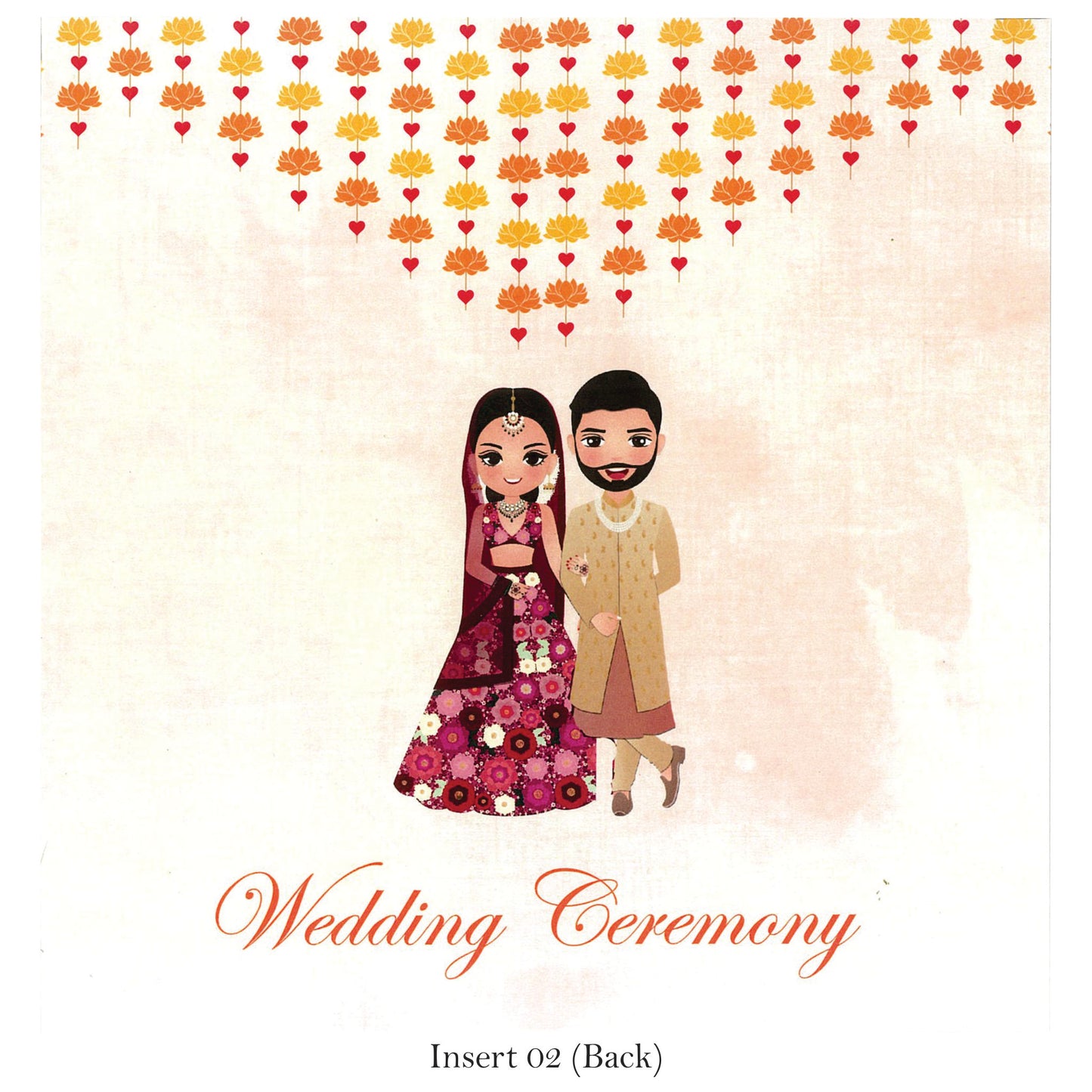 Beautiful Floral Wedding card | SS - 9019