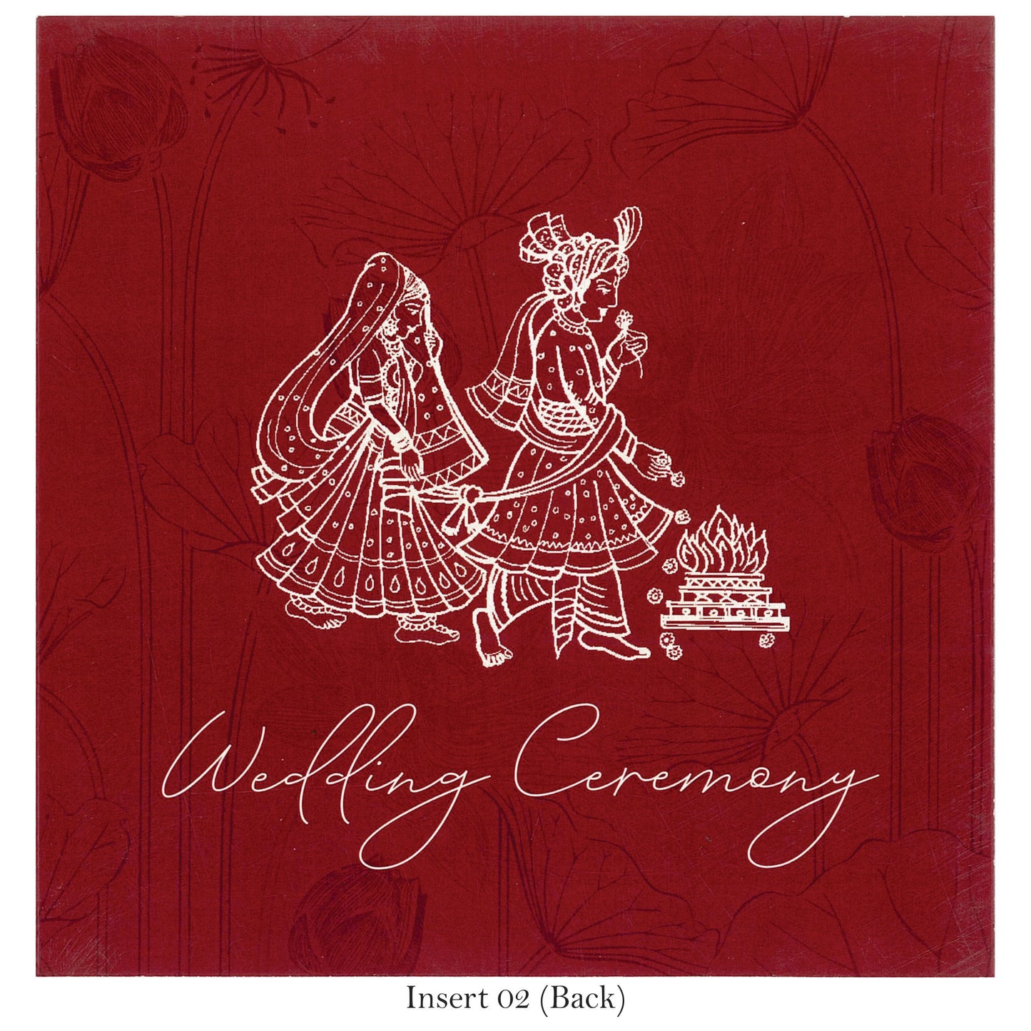 Simple Elegant Wedding Card | SS - 9018