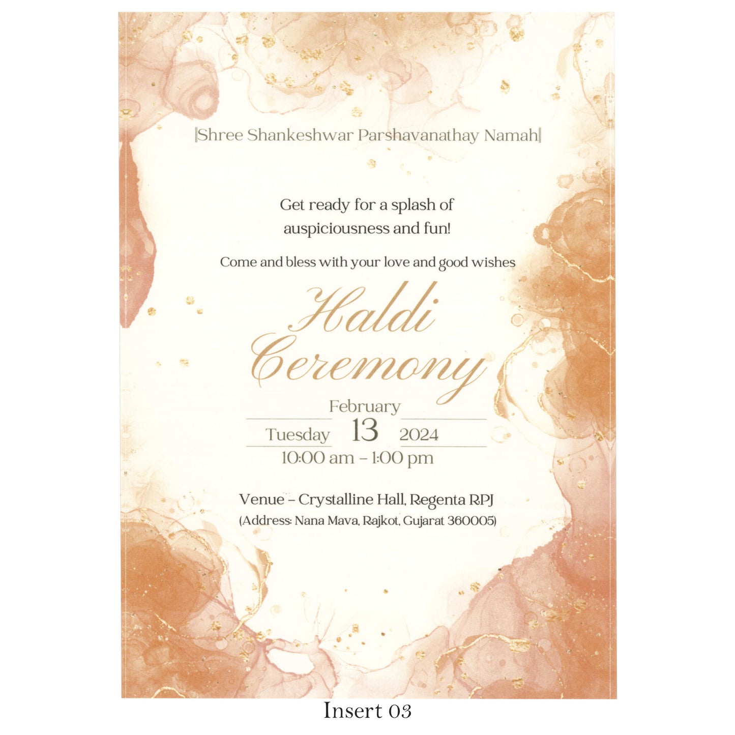 Pastel Wedding Invitation | SS - 8047