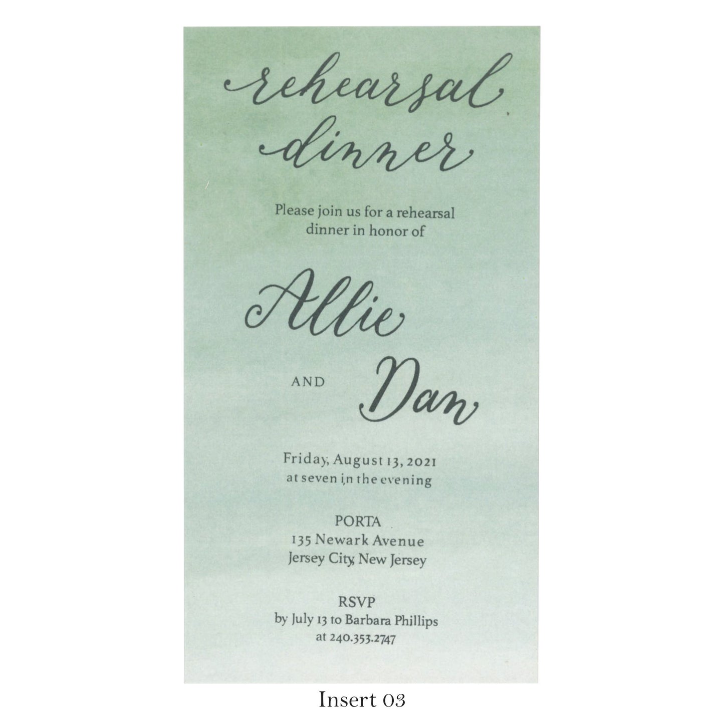 Classy Wedding Card with Pastel Print | SS - 9022