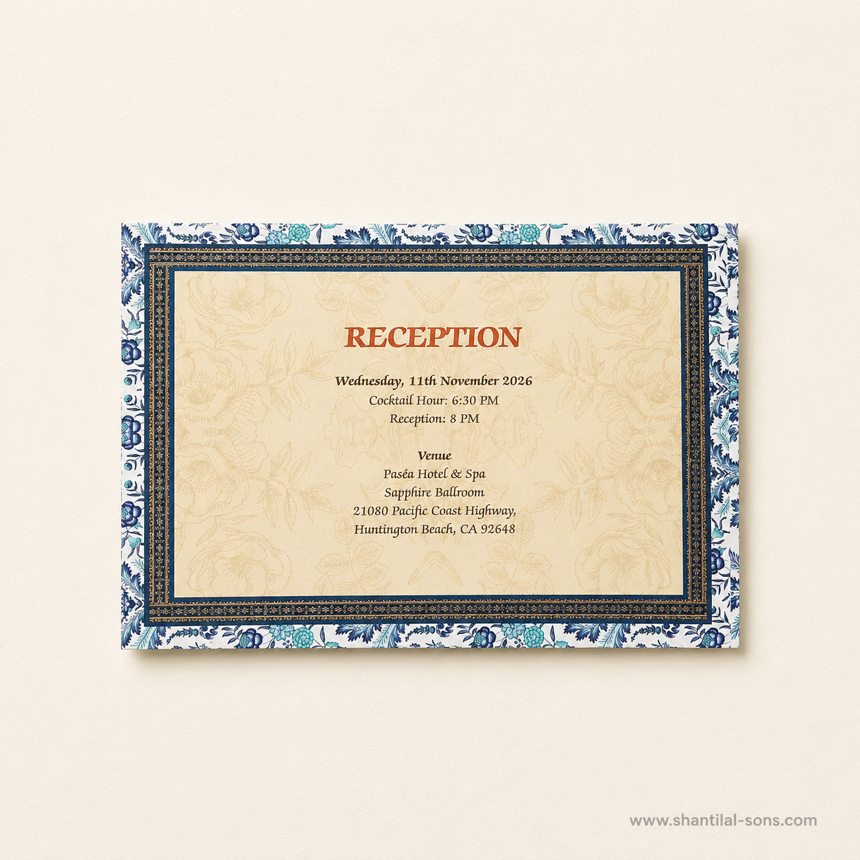 Rustic Wedding Invitation | SS - 2052