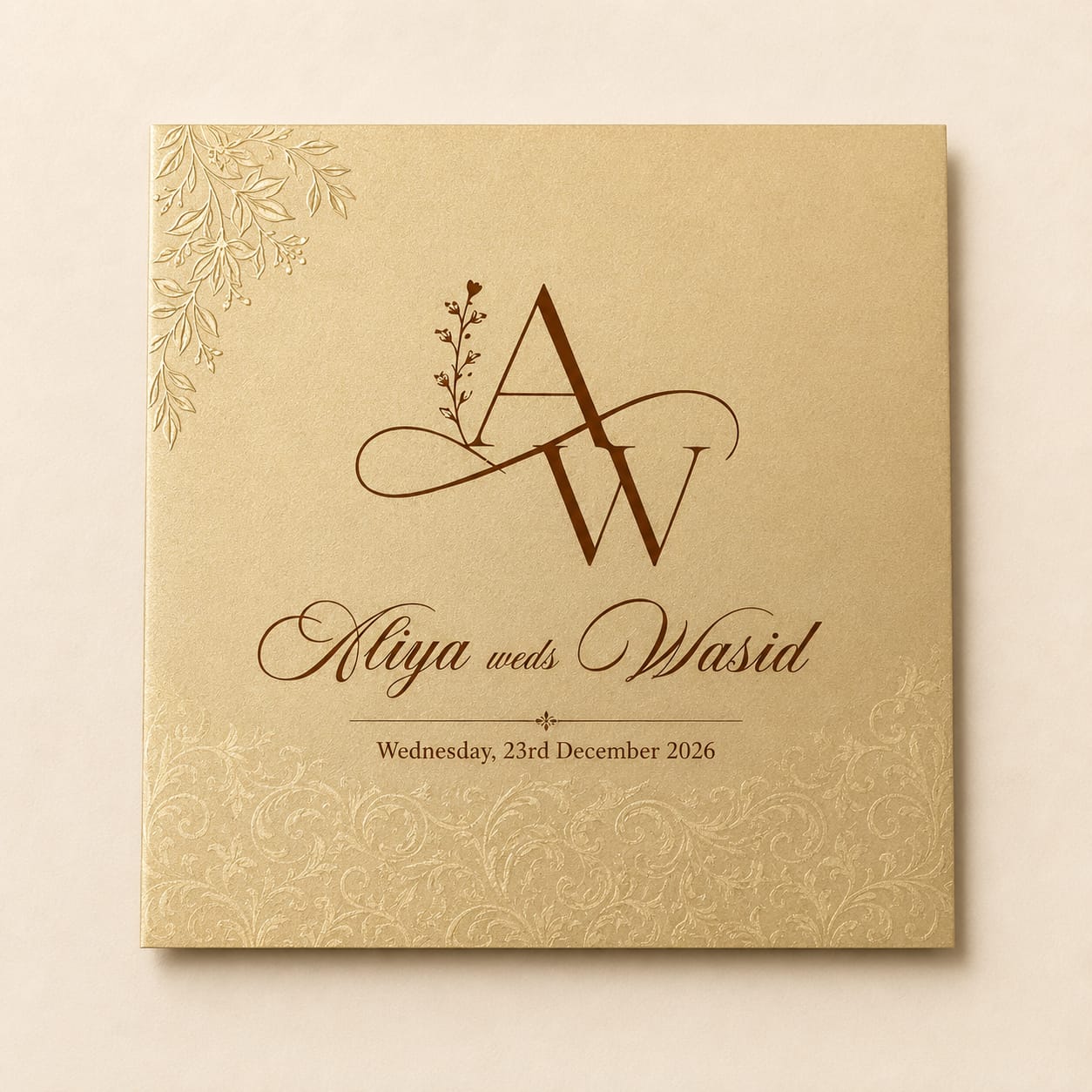 Elegant Wedding Invitation |SS-2022