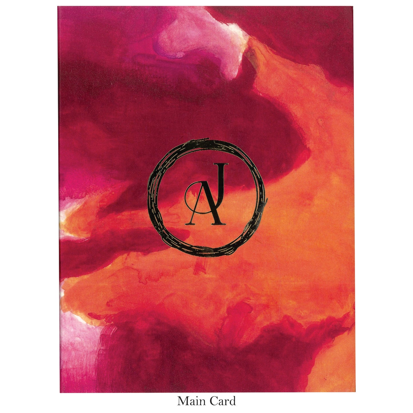 Vibrant - Floral Wedding Card | SS - 9057