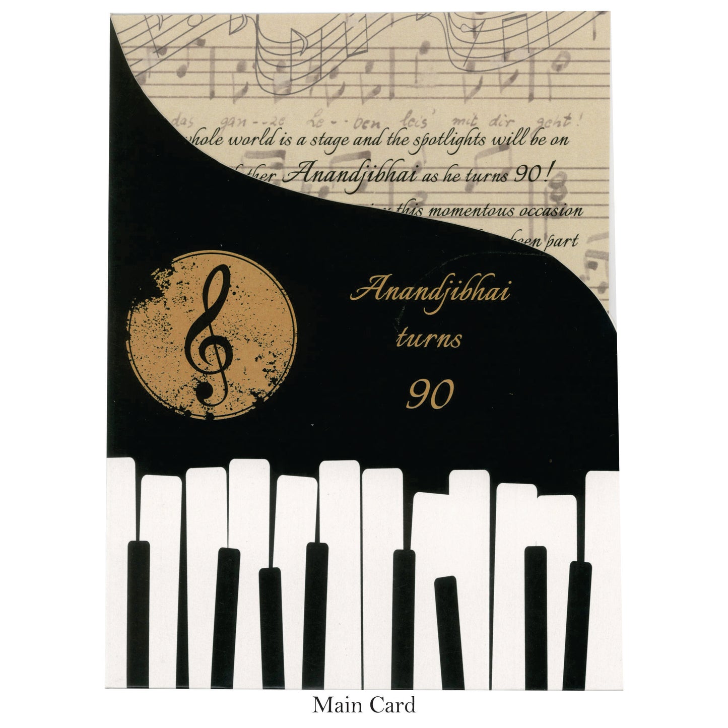 Musical Invitation Card | SS - 9034