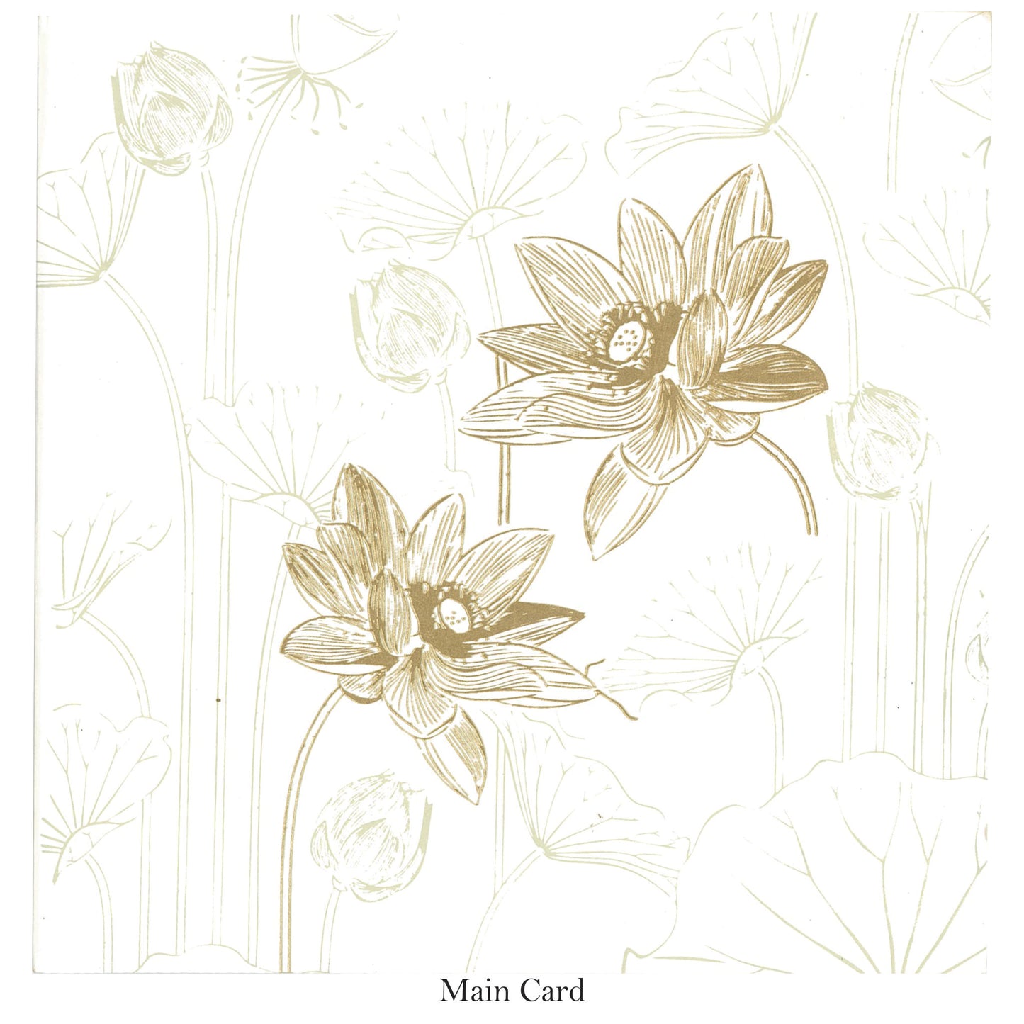 Simple Elegant Wedding Card | SS - 9018