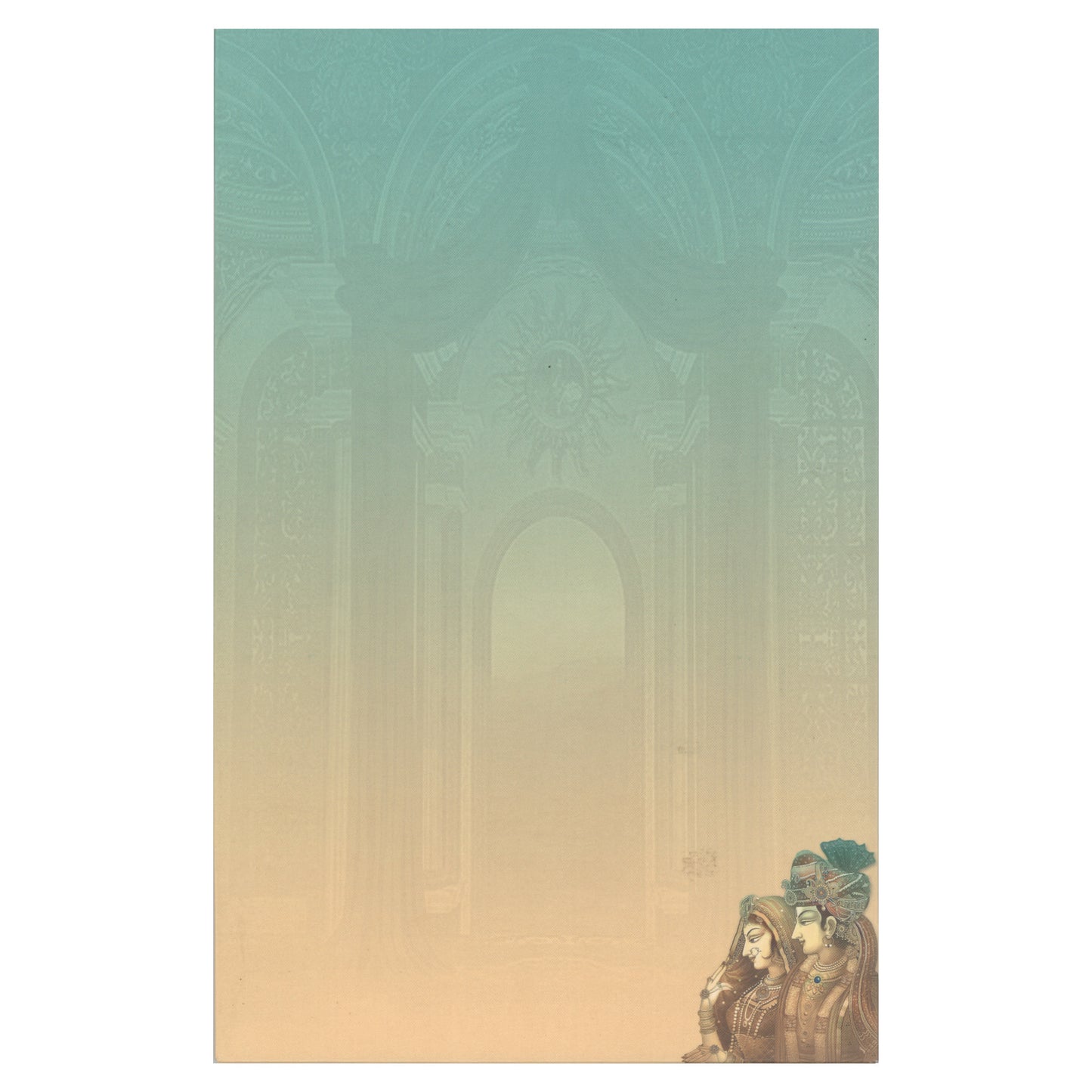 Traditional Dulha Dulhan Wedding Card | SS - 1011