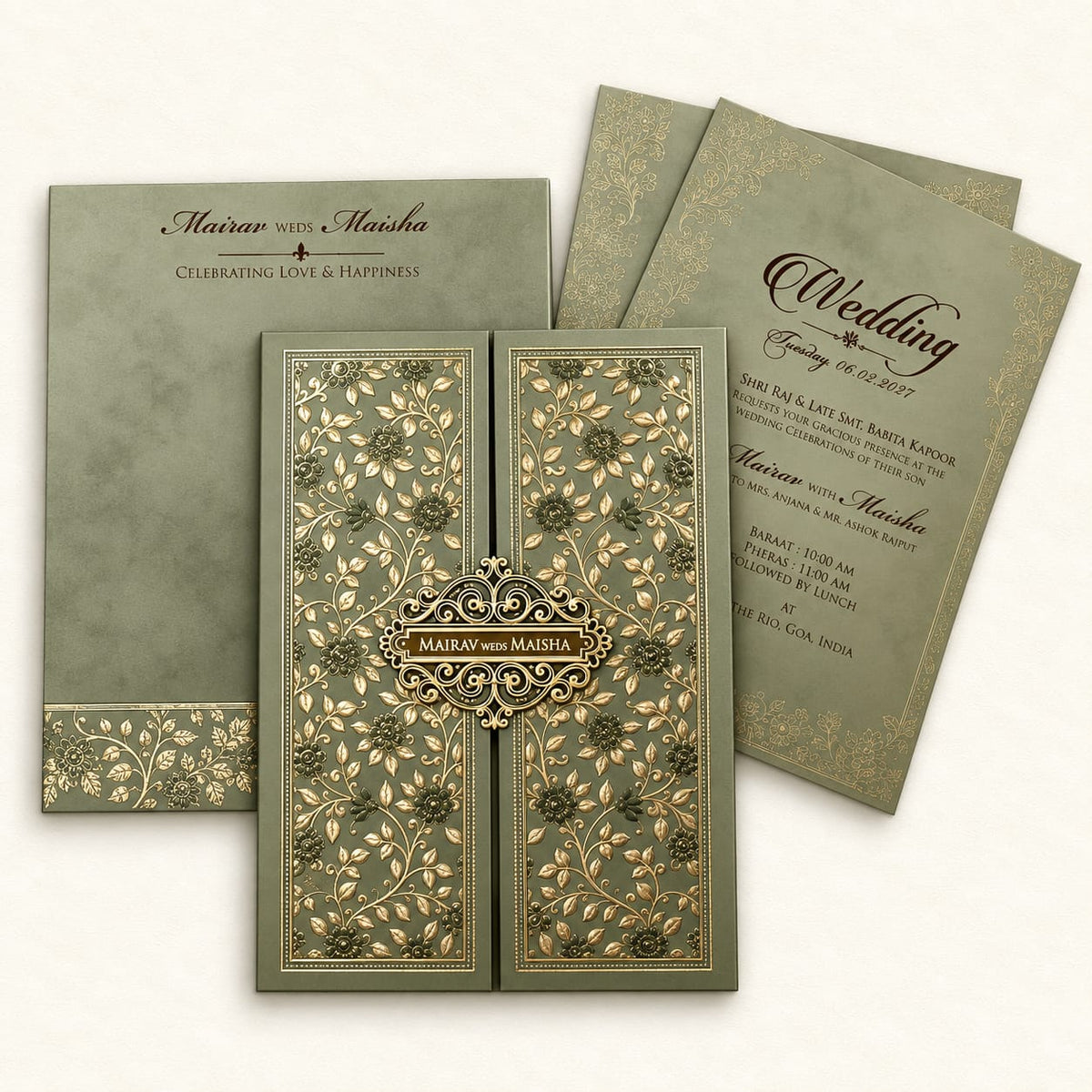 Minimal Wedding Invitation | SS - 1016