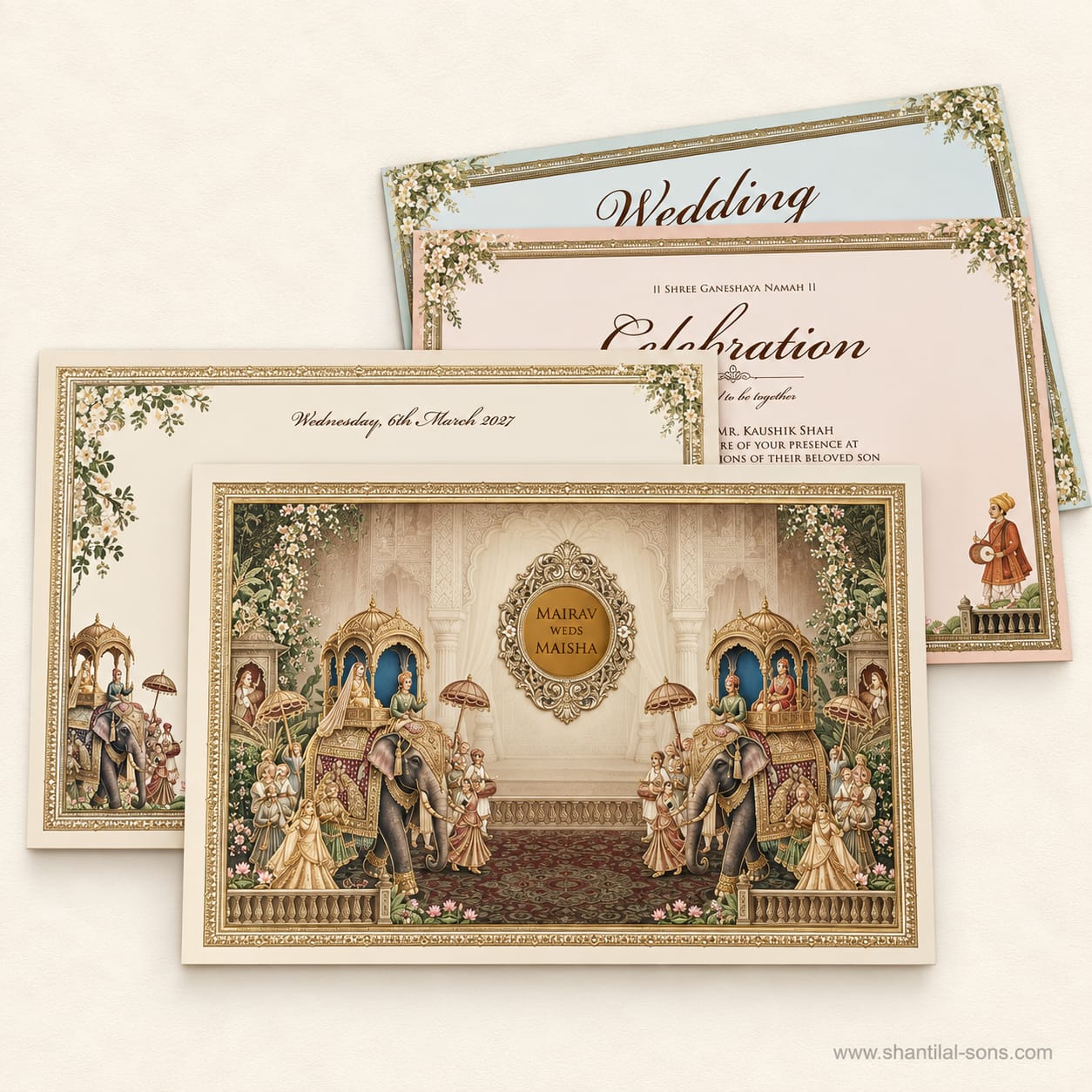 Traditional Wedding Invitation | SS - 1039