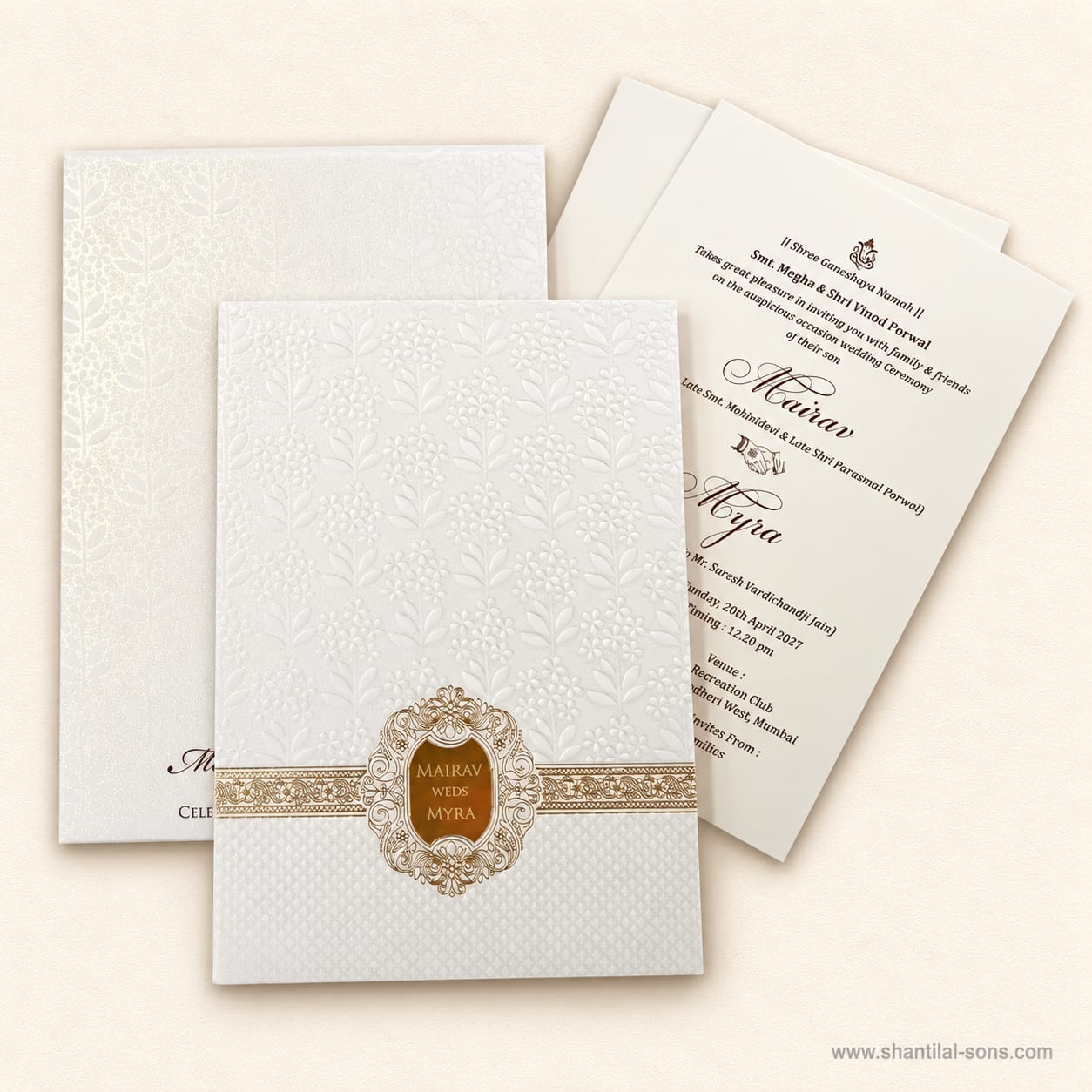 Minimal Wedding Invitation | SS - 1050