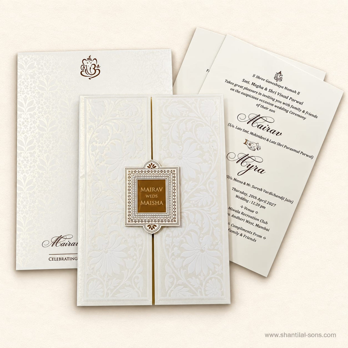 Minimal Wedding Invitation | SS - 1052