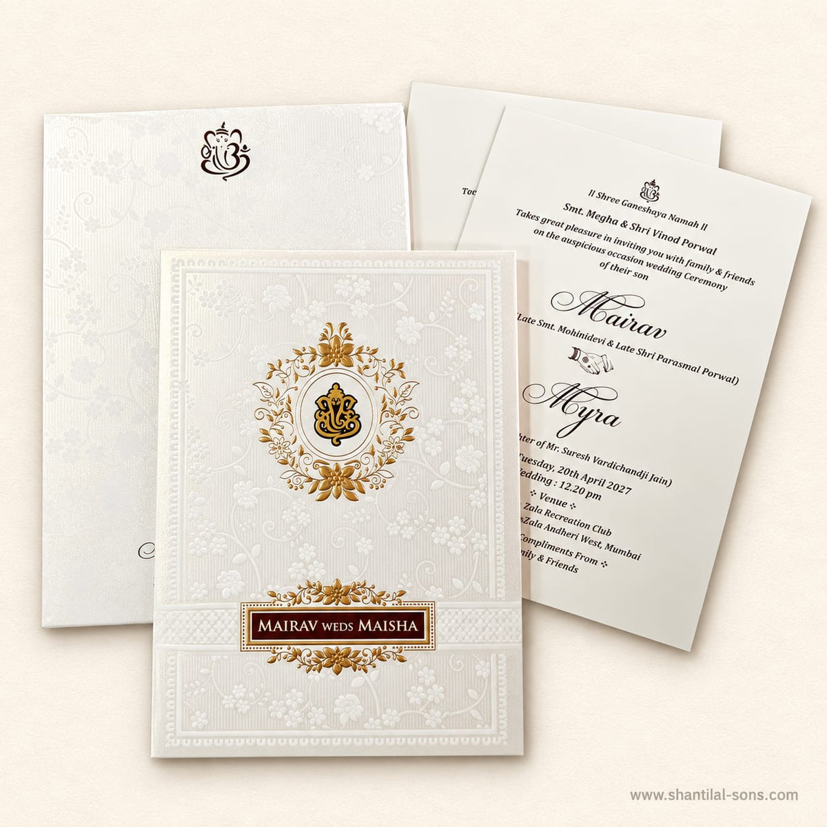 Minimal Wedding Invitation | SS - 1057