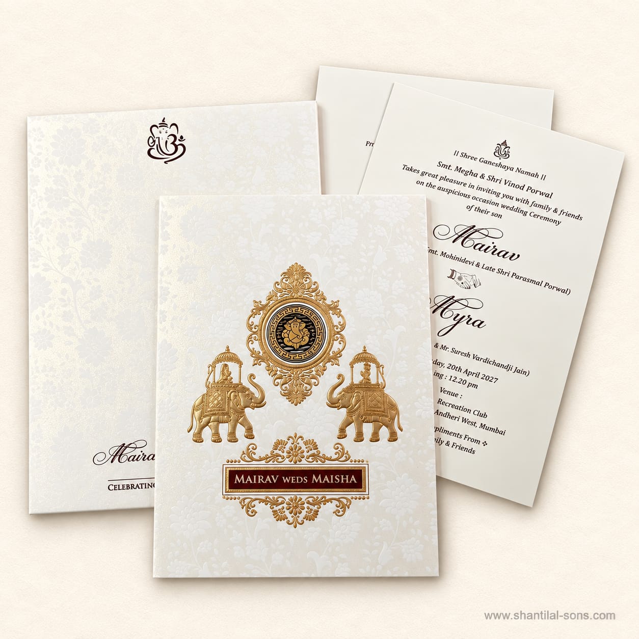 Minimal Wedding Invitation | SS - 1058