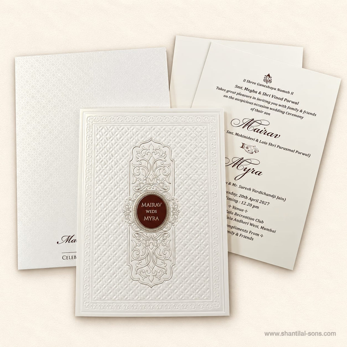 Minimal Wedding Invitation | SS - 1060