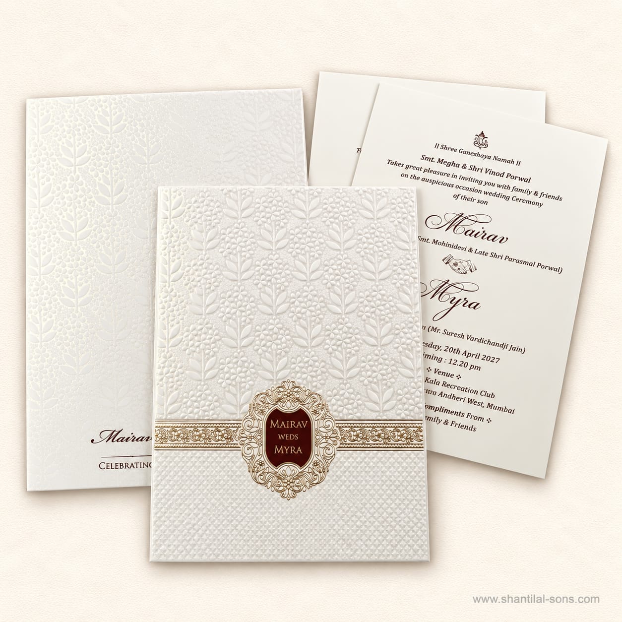 Minimal Wedding Invitation | SS - 1062