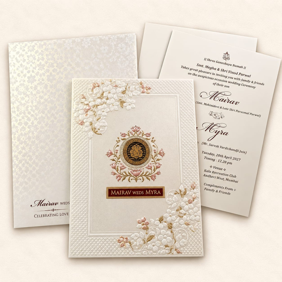 Minimal Wedding Invitation | SS - 1063