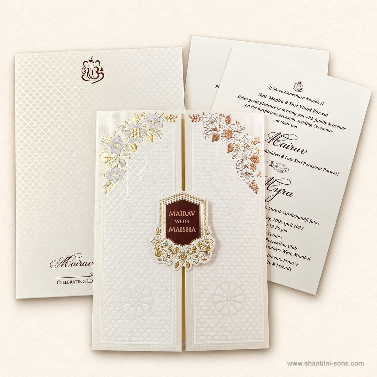 Minimal Wedding Invitation | SS - 1065