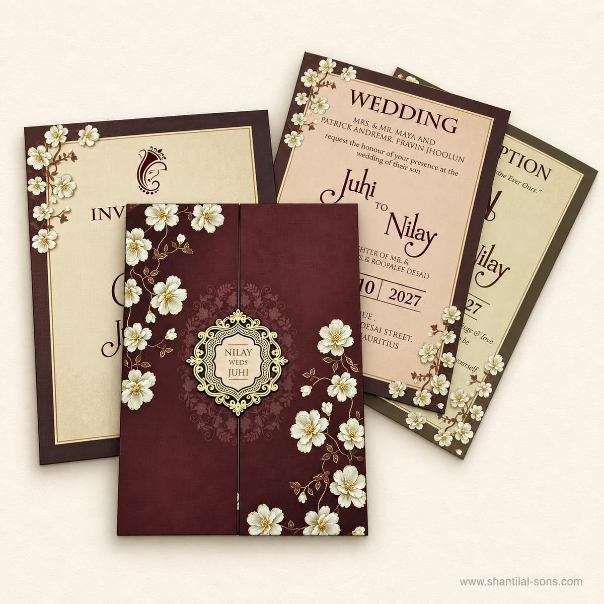 Elegant Wedding Invitation | SS - 108