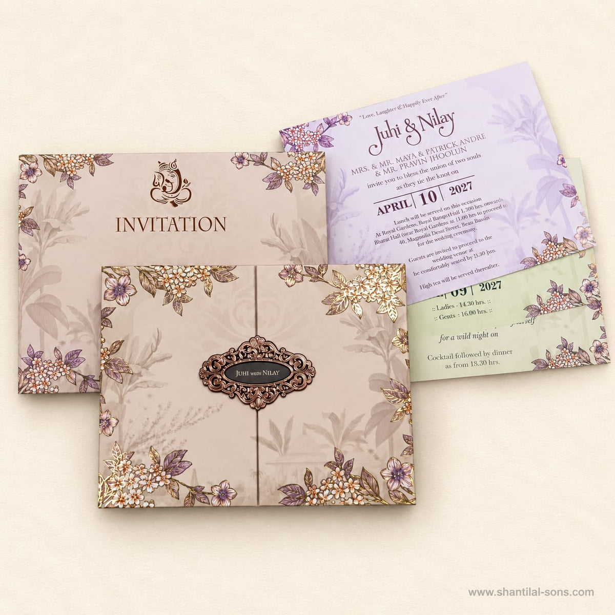 Elegant Wedding Invitation | SS - 112